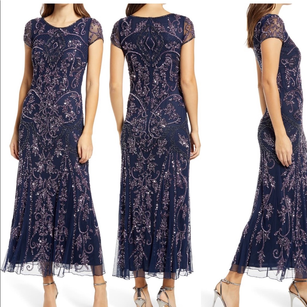 Pisarro Nights - sequin and beaded formal gown